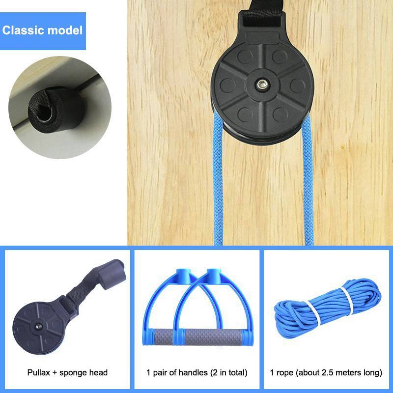 Springevenstar Trị liệu vai Tập thể dục Hệ thống ròng rọc Phục hồi chức năng cánh tay trên cửa Thiết bị tập luyện Trị liệu vai Tập thể dục Ròng rọc Springevenstar