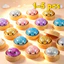 Kawaii Lấp Lánh Đầy Hấp Bun Bóp Đồ Chơi Với Hộp Hấp Giảm Lo Âu Fidget Đồ Chơi Bán Buôn Số Lượng Lớn 1-5 s