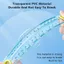 BEABOUT 4 Bộ Thước, Nhựa Mềm Silicon Thẳng Thước, Chống Trượt Vẽ Dụng Cụ Đo Tam Giác Thước Học Sinh