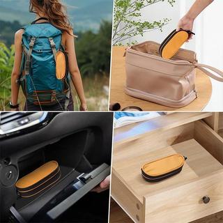 RO > Hộp đựng kính râm hai lớp mới Túi du lịch chống nước Đa chức năng Chất liệu bền Hộp lưu trữ Chuyến đi kinh doanh Mới