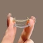 Thiết kế nụ cười thích hợp trâm cài đơn giản cổ áo mùa hè pin cố định
