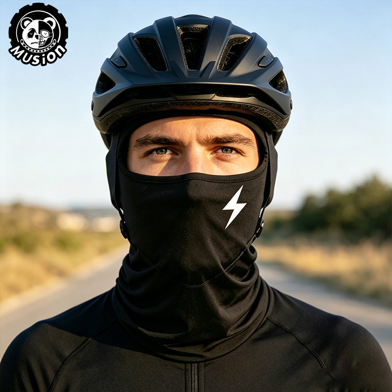 Musion Làm mát thoáng khí Balaclava Chống tia cực tím Full Face Cover cho xe máy Đi xe đạp nhiều màu