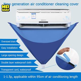 MeiShao Điều Hòa Không Khí Nắp Nước Trọn Bộ Dụng Cụ Vệ Sinh Có Nước Chống Bụi Điều Hòa Không Khí Vệ Sinh Túi Đẹp