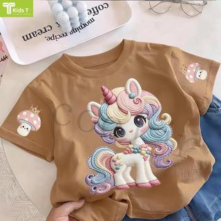 COD✅ (Hồ Chí Minh)Kids T Mall Áo phông tay ngắn In hình hoạt hình Áo Kiểu rộng và ấn tượng Trẻ em thời trang #VN955