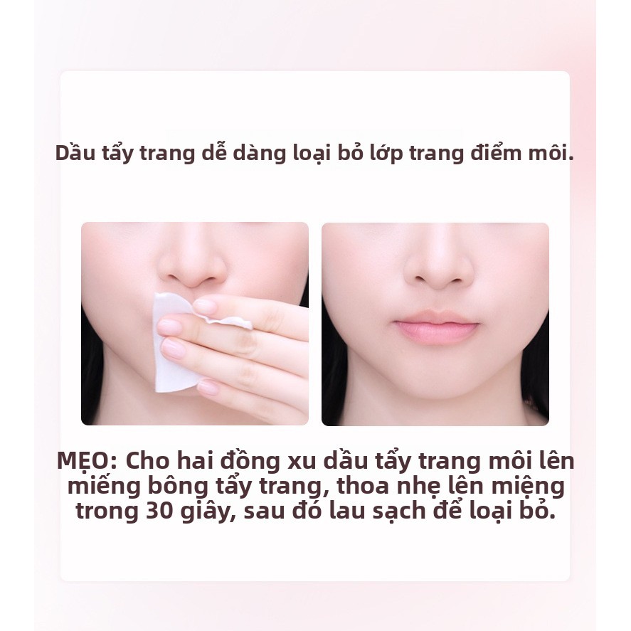 Son dưỡng bóng NOVO - 【Lâu trôi, không phai】, chất son ẩm mượt, tôn da sáng, cho đôi môi căng mọng tự nhiên