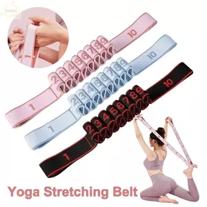 Đai co giãn Yoga AWNGD, Dây co giãn khiêu vũ có thể điều chỉnh kỹ thuật số, Dây đeo kéo Yoga 10 / 12 lưới co giãn đa chức năng cho Yoga Thể dục khiêu vũ Latin