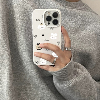 Ốp Lưng IPhone 13 15 11 17 16 12 14 ProMax  Trò chơi đen trắng 7 8Plus XR X XS Max