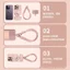 Thích hợp cho Ốp điện thoại Apple 17pro iPhone16pro Silicone 15 Chống sốc 14 Giá đỡ từ tính 13 có dây buộc 12