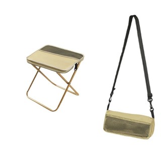 [COD Ready] Ghế cắm trại nhỏ Ghế câu cá đi biển siêu nhẹ di động có túi đựng đồ Ghế gấp ngoài trời