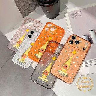 Tương thích cho iPhone 16 17 15 13 14 11 12 Pro Max 14 Plus Full Màn hình Ngôi sao đầy màu sắc Phim hoạt hình Vỏ Corning nhân vật ngôi sao dễ thương