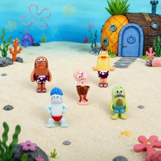 [ĐỘC QUYỀN] Set Charm Bọt Biển Gắn Dép SpongeBob SquarePants Patrick Star Bikini Bottom Kawaii Resin DIY Cute XẤU LẠ
