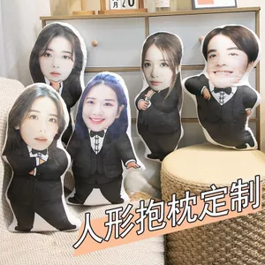 Tự Làm Hình Ảnh Tùy Chỉnh Cho Bé Hình Phù Hợp Với Nam Búp Bê Gối Giả Đệm Quà Tặng Sinh Nhật Sáng Tạo