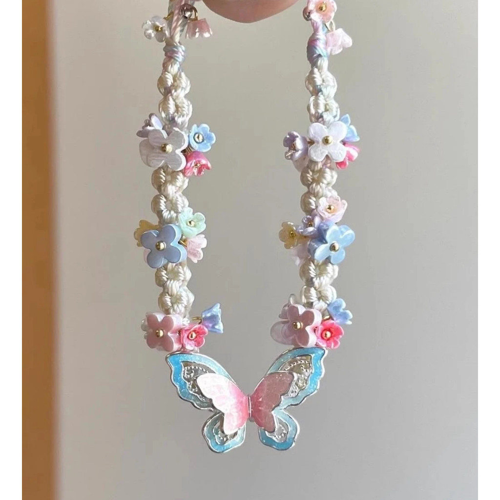 Hàn Quốc vòng tay handmade bướm hoa tinh tế,không gây ngứa，chịu nước tốt，Vòng tay nhẹ nhàng