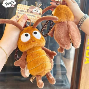 Spike Giá Dễ Thương Mắt Lớn Gián Vua Sang Trọng Quyến Rũ Xấu Xí Dễ Thương Muỗi Búp Bê Móc Khóa Schoolbag Mặt Dây Chuyền Quà Tặng