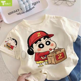 COD✅ (Hồ Chí Minh)Kids T Mall Áo phông tay ngắn In hình hoạt hình Áo Kiểu rộng và ấn tượng Trẻ em thời trang #VN1223