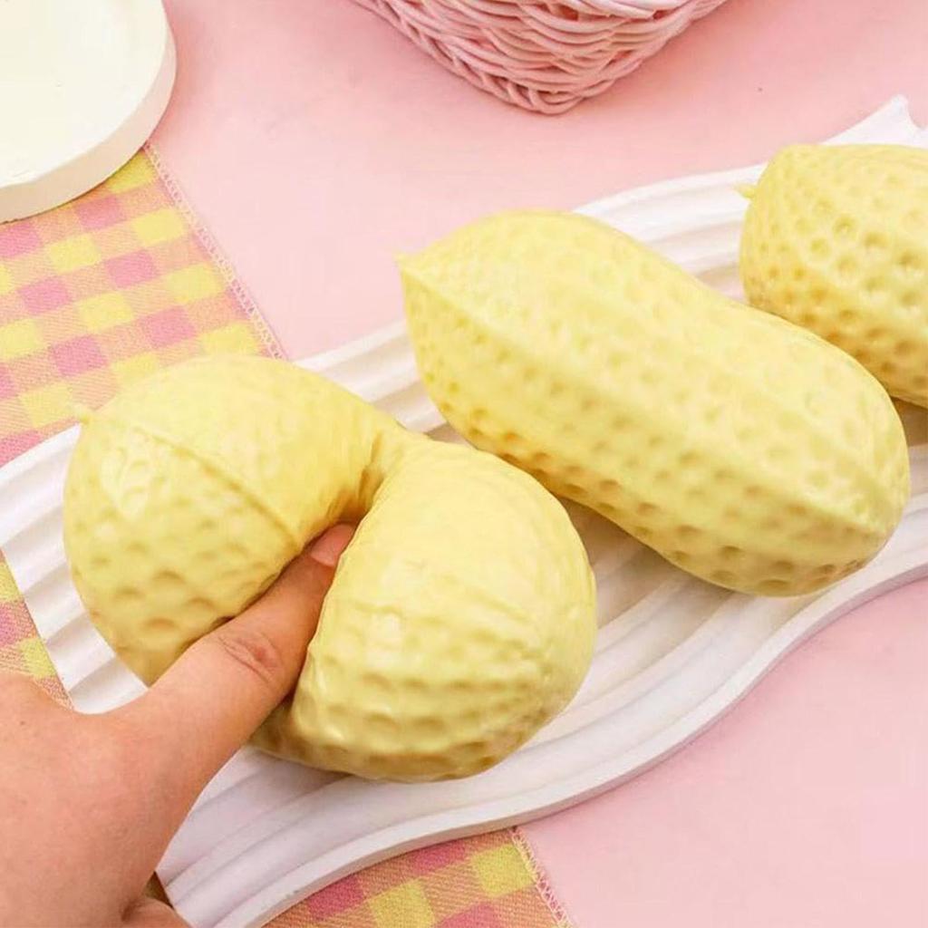 Đậu Phộng Căng Thẳng Bóng Crunchy Bóp Bóng Squishy Đồ Chơi Mềm Chậm Phục Hồi Chống Căng Thẳng Cảm Giác Fidget Đồ Chơi