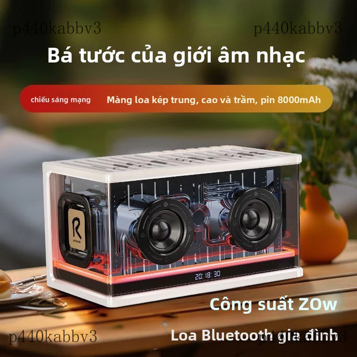 Loa vi tính Loa Bluetooth Berlin Sound, loa siêu trầm không dây, loa trong suốt, loa máy tính để bàn, loa laptop