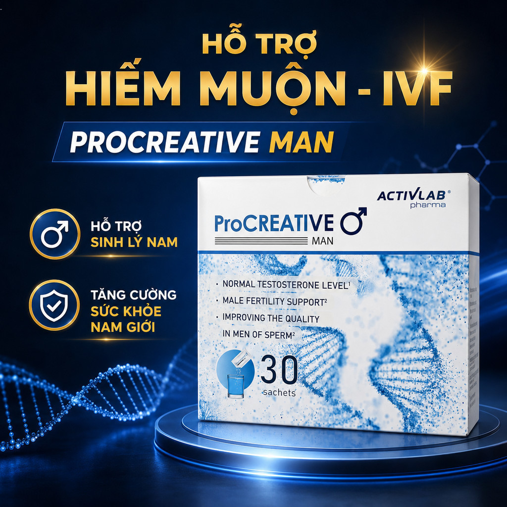 Procreative Man Activlab Pharma 30 Gói – Vitamin và khoáng chất hỗ trợ ...