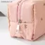 Túi đựng mỹ phẩm nơ xinh HB cho nữ, hộp cọ trang điểm du lịch di động, túi vệ sinh rửa tiện lợi