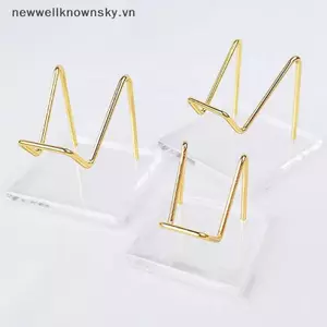 Đế trưng bày khoáng kim loại MỚI có đế Acrylic cho đế trang sức pha lê Kệ đá SKY