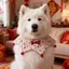 2026 Năm Mới Chó Dễ Thương Yếm Edge Shepherd Golden Retriever Alaska Nước Bọt Khăn Nhỏ Vừa Lớn Ngày Lễ Chó Phong Cách Mới