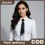 Doutie Ngọc Trai Thanh Lịch sel Tie Dài Newear Cho Áo Sơ Mi Sang Trọng Phong Cách Preppy Phụ Kiện Trang Trí Cho Đại Học Sự Kiện Làm Việc VN