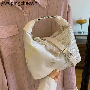 Túi Nữ Niche Mùa Hè Một Vai Phong Cách Trung Hoa Thêu Di Động