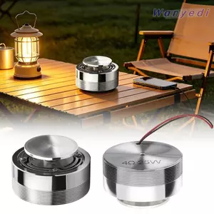 WANYEDI 1 Loa cộng hưởng toàn dải, Trình điều khiển loa rung 2 Inch 4ohm 25W, Loa trầm Vibro 50mm bền bỉ Tăng cường âm thanh Bass