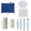 TUYỆT VỜI 20 Bộ dụng cụ vẽ tranh bằng đá DIY, Dụng cụ chấm Mandala đầu chính xác đa chức năng, Thiết kế di động Giấy nến tinh tế Sử dụng linh hoạt Bút chấm nhẹ Tranh đá