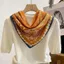 Khăn vuông PYCOU, Khăn choàng đầu bằng vải lanh Cotton, Khăn quàng cổ mềm đa năng hàng ngày