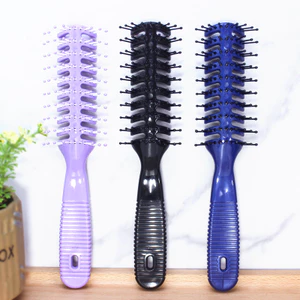 P PP Lược Đầu Dầu Sọc Ngang Lông Tơ Tạo Kiểu Sườn Lược Xoăn Tóc Chống Tĩnh Điện Massage Mịn Tóc Uốn Lược Quà Tặng KEI4