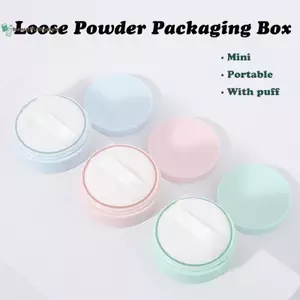 BeautifulHomeA 5g Bình Bột Rời Có Puff Có Thể Đổ Lại Hộp Rỗng Có Nắp Lưới Sifter Hộp Đựng Mỹ Phẩm Hộp Đựng Nhựa Dụng Cụ Trang Điểm VN