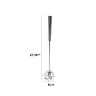 Máy đánh trứng quay bằng thép không gỉ Máy trộn bán tự động Máy đánh trứng bằng tay Kem gia dụng Dụng cụ làm bánh trứng NZX