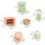 MỚI 1 Bộ 1: 12 Nhà Búp Bê Bếp Cơm Thu Nhỏ Lò Vi Sóng Máy Trái Cây Máy Hấp Trứng Đồ Dùng Nhà Bếp Mô Hình Trang Trí Đồ Chơi Nhà Búp Bê Phụ Kiện SKY