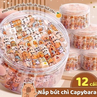 Nắp bút chì hoạt hình bảo vệ đầu bút mini sáng tạo học tập hữu ích cho học sinh đa năng bền đẹp