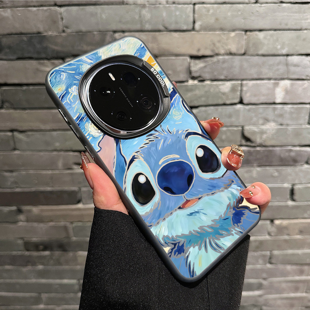 Ốp điện thoại cứng Micro Matte “Bầu trời đầy sao Doremon Stichi ” cho Honor Magic 8 Pro / 7 Pro / 6 Pro GT Pro Win RT / Honor 400 / 300 X9D X9C Vỏ Honor chống sốc