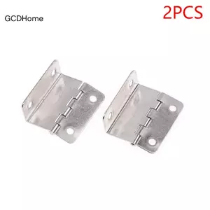 GCDHome 2 Chiếc Bản Lề Tủ 41 Mm Cửa Hành Lý Đồ Nội Thất Trang Sức Hộp Gỗ 4 Lỗ Ba Lạnh Bản Lề Trang Trí Nội Thất HOT
