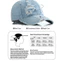 CATMALLER88 Mũ bóng chày denim đã giặt, Mũ Snapback denim đã giặt cổ điển, Mũ che nắng thoáng khí có thể điều chỉnh thời trang mùa xuân hè