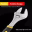 SRVN 6-10 Inch Cờ Lê Có Thể Điều Chỉnh Hạng Nặng Cao Su Tay Cầm Hộp Cuối Cờ Lê Kích Thước Lớn Cho Hệ Thống Nước Cơ ks.
