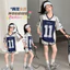 Bộ đồ thể thao mùa hè cho bé gái 2026 Trẻ em Phong cách mới Áo cổ chữ V thoáng khí + Quần short Bộ đồ hai mảnh thông thường