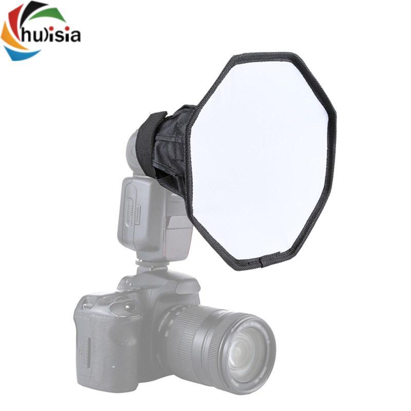 Hộp mềm hình bát giác cho đèn Video Thiết bị chiếu sáng chụp ảnh gấp hình bát giác Hộp mềm khuếch tán ánh sáng Bộ khuếch tán đèn Flash