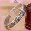 MYPANDA Retro s Pixiu Charms Vòng Tay Nam Bạc 925 Thiết Kế Đơn Giản Phong Cách Trung Hoa Độc Đoán Mở Lắc Tay Trang Sức.