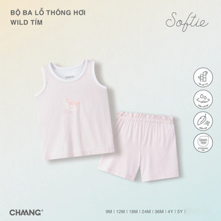 [CHAANG 6M-5Y] Bộ ba lỗ thông hơi Wild cho bé gái T6.1