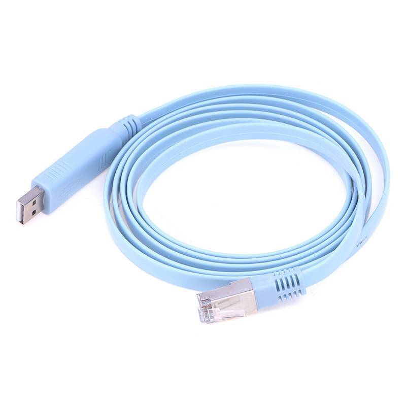 ZTHOME 1.8M USB Sang RJ45 USB Sang RS232 Serial Sang RJ45 CAT5 Console Adapter Dây Cáp HOT