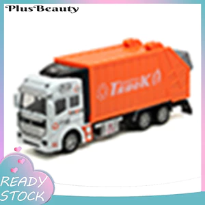 < Pluscloth > Mô hình xe tải rác Mini 1 / 48 có hộp đựng rác Đồ chơi trẻ em Quà tặng sinh nhật