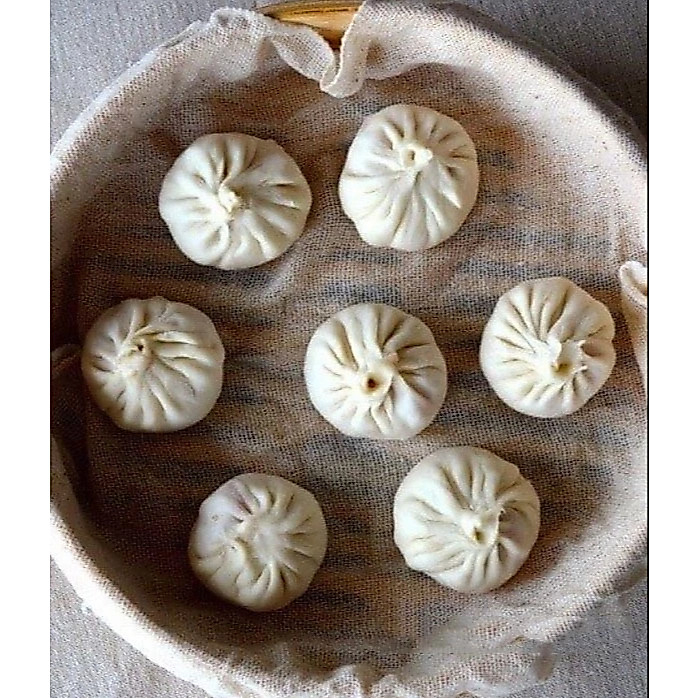 Khăn hấp bánh bao, Màn thầu, Dimsum, Sủi cảo, Bánh cuốn, 100% cotton, may 2 lớp, chịu nhiệt cao
