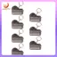 Kim Loại Bạc 7 Chiếc Mini Cầm Tay Bàn Phím Điện Tử Móc Khóa Mặt Dây Chuyền Có Thể Chơi Đàn Piano Nhỏ Dễ Dàng Lắp Đặt Dễ Dàng Sử Dụng