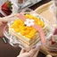CATMALLER88 50 Miếng Dán Niêm Phong Nướng Bánh, Nhãn Dài Chống Thấm Nước Thực Phẩm Gói Bán Lẻ Miếng Dán Cói, Nhãn Thủ Công Thủ Công Dễ Thương Tự Dính Cao Cấp Nhãn Ủng Hộ Đảng