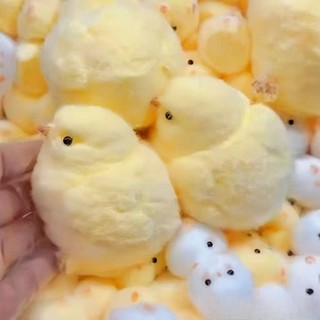 Handmade Taba Squishy Lớn Vàng Gà Đồ Chơi TPR Gà Con Giảm Căng Thẳng Bóp Đồ Chơi