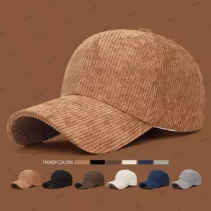 Mũ mỏ vịt PYCOU, Mũ vải nhung có thể điều chỉnh, Mũ Unisex màu trơn